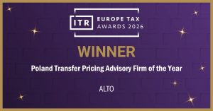 itr tax awards poland 2026 ALTO TP firm of the year